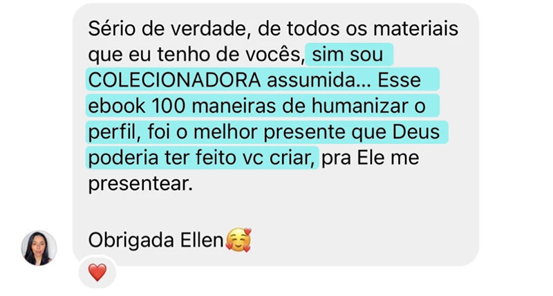 Depoimento sobre 100 Maneiras de Humanizar Sem Aparecer