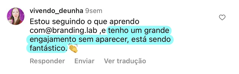Depoimento sobre 100 Maneiras de Humanizar Sem Aparecer